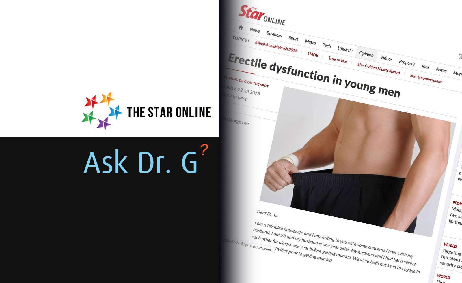 Erectile Dysfunction in Young Men George Lee.my